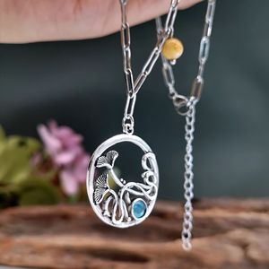 <b>Leaf</b> Shape Pendant <b>Necklace</b> Simple Design <b>Necklace</b> for Women Daily Wear - Product Image 6