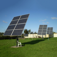 Traqueur solaire à double axe 4kw système de suivi du capteur de mouvement solaire à énergie solaire pour panneau solaire