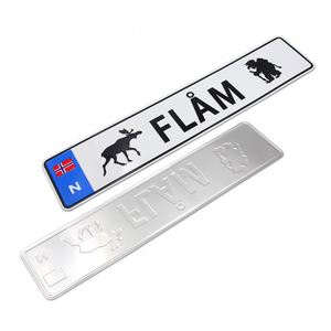 Placa de Matrícula de Aluminio Personalizada al por Mayor con Logotipo de Países, Recuerdo Turístico - Product Image 5