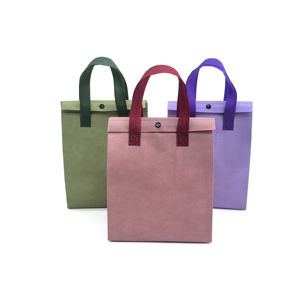 Sac isotherme personnalisé en aluminium recyclé, imperméable, avec fermeture à ruban adhésif double face, pour la livraison de nourriture et de boissons, motif dessin animé - Product Image 3