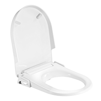 Siège de bidet mécanique moderne avec couvercle de lavage facile à installer Design de siège de toilette de salle de bain