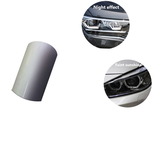 Car Film UV Photochromic LED Lamp TPU Film 30cm*15M Durable Car <strong>Tail</strong> <strong>Light</strong> <strong>Tint</strong> in White Black Car Films Made From TPH Material - Product Image 1