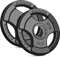 Disques de musculation pour haltères de compétition, équipement de musculation pour la salle de sport et la maison