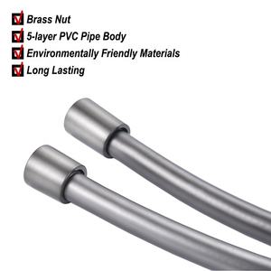 Manguera de Ducha Flexible de PVC Blanca Moderna con Certificación CUPC y TUV para Uso en Hoteles, Garantía de 5 Años - Product Image 2