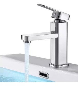 Gran oferta en línea, mezclador cuadrado SUS 304 de acero inoxidable moderno, grifo de baño, montaje en cubierta, fregadero, tocador de cerámica para cuadrado - Product Image 4