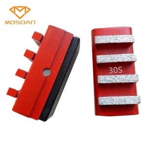 Placa de disco de molienda de diamante Soft Bond Grit 30 con 4 barras para sistema de molienda <span class=keywords><strong>EDCO</strong></span> - Product Image 1
