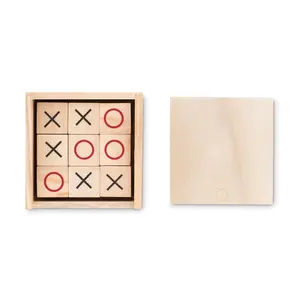Jeu de tic-tac-toe en bois TIC TAC TOE, gadgets personnalisés - Product Image 2