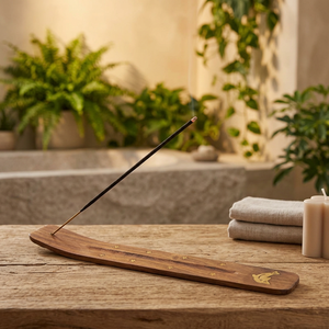 Wooden Incense <b>Stick</b> Holder Sandalwood Hand Made Aromatic <b>Diffuser</b> All Season Use - Product Image 3