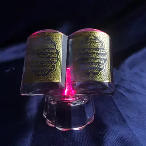 Iluminar cristal islâmico quran presentes religiosos MH-G0456