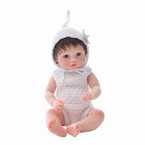 R & B 12 Zoll echte Baby puppe handgemachte Kunst puppe niedlich schlafend Neugeborene Silikon Baby puppe realistisch wieder geboren - Product Image 5