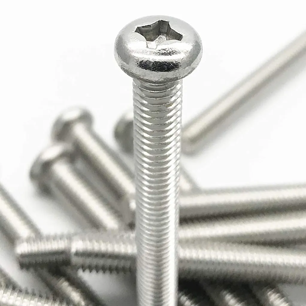 OEM Fasteners Stainless Steel Pan Head Phillips Machine Screw DIN7985 High Quality Widely Used