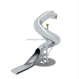 Bán Buôn Thép Không Gỉ Cong Trượt Turbo Ống S Hình Slide Trung Quốc Tùy Chỉnh Trong Nhà/Ngoài Trời Sân Chơi Công Trường Sử Dụng - Product Image 3