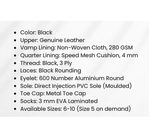 Chaussures de sécurité modernes pour hommes en cuir véritable, durables, à lacets, semelle robuste, ajustement confortable, pour le travail quotidien et l'industrie - Product Image 4