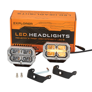 Mù bảo hiểm tại chỗ 3.5 "năng động dẫn đèn pha xe bội thu núi chống mưa sương mù lái xe đèn phụ trợ W/ban ngày hệ thống chạy - Product Image 6