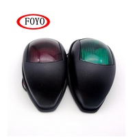 Foyo Vente Chaude 12V/2W LED Bicolore Bateau Navigation Lumière En Plastique Côté Lumière pour Marine Bateau Yacht