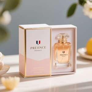 Custom Eco-Friendly Perfume Rigid Gift Box with Drawer Slide Style <b>Foam</b> Insert & Ribbon UV Luxury Cardboard Packaging Box - Product Image 4