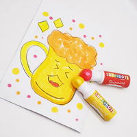 Top usine Offres Spéciales papeterie 3 couleurs point marqueur stylo Bingo Dabber couleur marqueurs stylos pour enfants