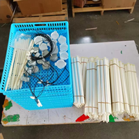 Plateau à œufs de haute qualité pour 99 œufs avec panier bleu, pièce de rechange pour l'incubation avicole