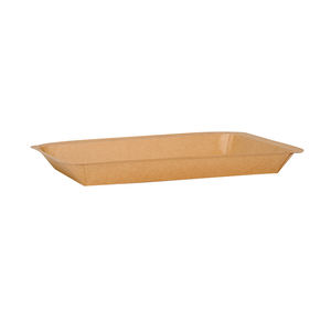 Récipient alimentaire jetable en <span class=keywords><strong>carton</strong></span> écologique assiette à Sushi en papier Kraft plateau plat emballage pour collations - Product Image 3