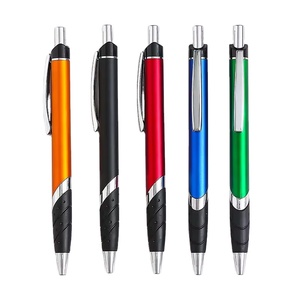 热销个性化广告定制廉价促销笔公司标志闪亮镀铬装饰圆珠笔 - Product Image 1