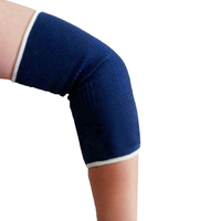 Ensemble de manchons de compression de cheville élastiques bleus pour le genou et le poignet et la protection de la cheville