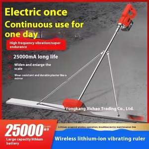 Vibrateur de nivellement professionnel 1,8 m à moteur lithium pour béton, règle vibrante motorisée pour l'étalement du béton - Product Image 2