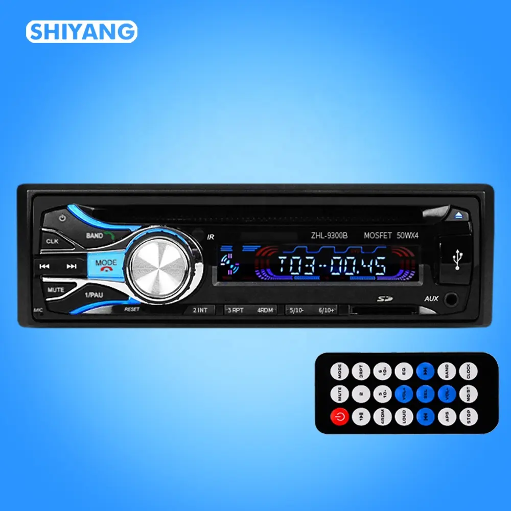 SHIYANG รับหน้าที่ OEM/WMA HD เครื่องเล่นเสียง BT,MP3 /Mc/mwa/cd/vcd/dvd/sd/usb/aux/fm วิทยุ12โวลต์-24โวลต์1 Din เครื่องเล่น DVD ติดรถยนต์9300