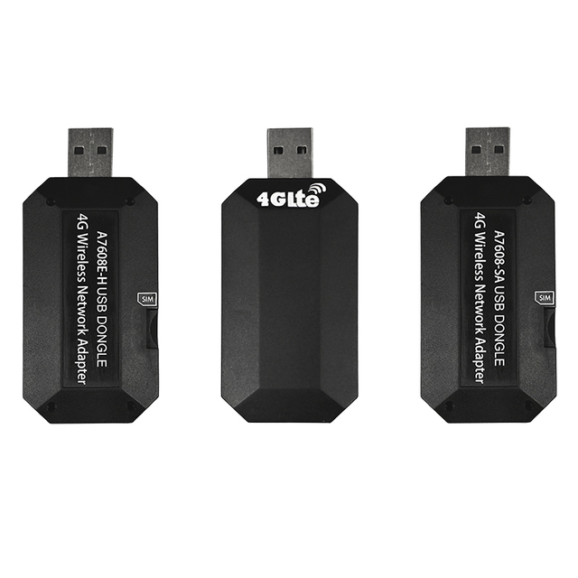 4G LTE USB Dongle A7608E-H/SA Modem 150M CAT4 Wireless USB2.0 for Industrial Use Laptop Compatible Europe Stock