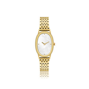 Venta al por mayor Relojes de mujer Banda de acero inoxidable Movimiento de cuarzo Reloj Diamante Dial Reloj - Product Image 2