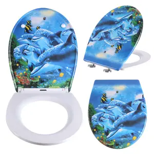 China Manufacturer Slow Close Thin UF Material Toilet Seat Wc Seat