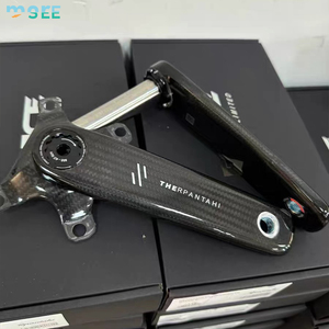 <span class=keywords><strong>Manivelle</strong></span> de vélo de route SeeMore en fibre de carbone, longueur 160-170 mm, axe en titane 24 mm, ultra-légère, ensemble de bras de <span class=keywords><strong>manivelle</strong></span> en carbone pour vélo de route - Product Image 4