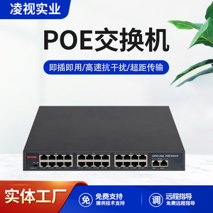 24 Port Gigabit PoE <b>Switch</b> With Uplink For <b>Network</b> Monitoring And Ap Deployment - Product Image 5