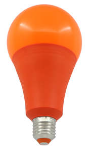 หลอดไฟ LED ไล่ยุงกลางแจ้ง สีเหลือง กำจัดยุง พร้อมขั้ว E27 ใช้ไฟ AC ตัวหลอดทำจากพลาสติก - Product Image 3