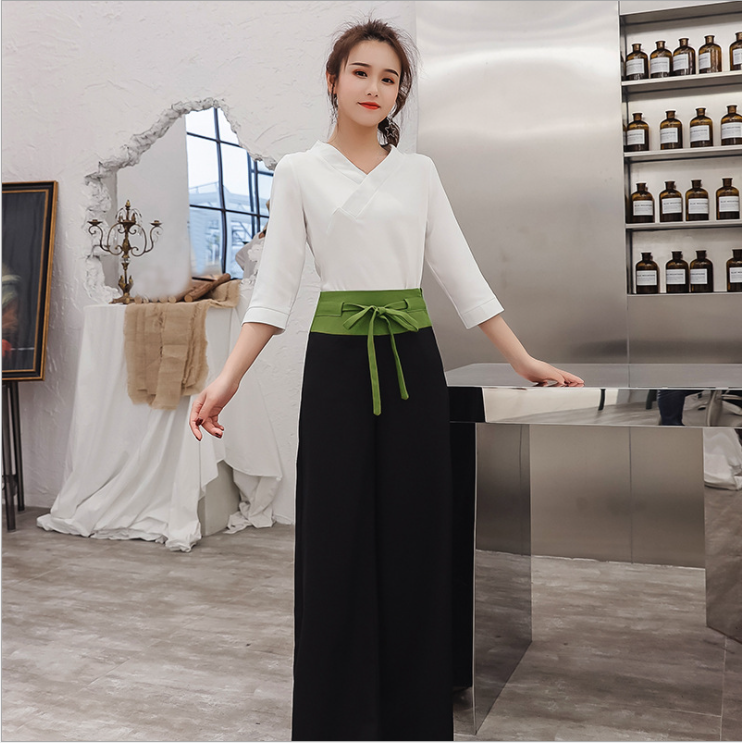 Foot bath technician clothes female summer suit work clothes beauty salon work clothes beautician clothing