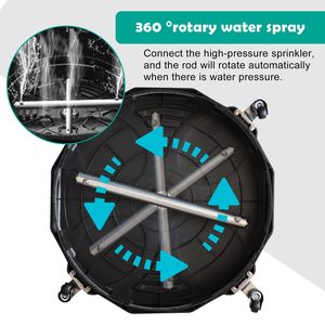 Nettoyeur de surface à haute pression noir de 16 pouces pour le nettoyage des sols - Product Image 5