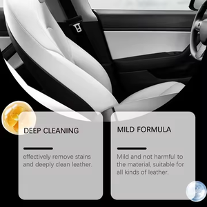 Crème d'<span class=keywords><strong>entretien</strong></span> du <span class=keywords><strong>cuir</strong></span> de <span class=keywords><strong>voiture</strong></span> pour le polissage des sièges intérieurs Décontamination Éclaircissant <span class=keywords><strong>Entretien</strong></span> - Product Image 2