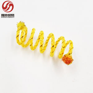 Giocattoli a molla con tubo flessibile per gatti all'ingrosso giocattoli per gatti interattivi elastici colorati giocattoli per gatti - Product Image 4