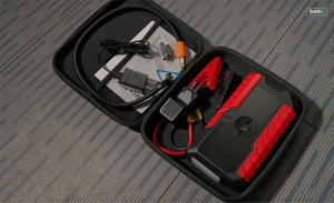 Quarke GL901 Lithium lityum araba pil marş 4-in-1 acil araba atlama marş taşınabilir şarj cihazı hava kompresörü & LED SOS işık - Product Image 6