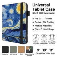 Étui universel personnalisé pour tablette 9.7 10.5 11 10.2 avec support et dragonne, fermeture élastique aux 4 coins, usine OEM