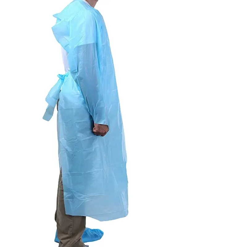 Медицинский фартук одноразовый изоляционный костюм PP нетканый хирургический халат мастерская салон красоты Рабочая одежда вышитый пылезащитный чехол