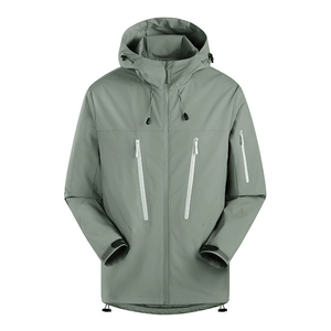 Chaqueta Deportiva Personalizada de Lujo Unisex, Transpirable, Impermeable, Cortavientos, Informal, de Manga Larga, con Cremallera y Capucha - Product Image 5