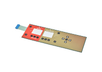 Teclado de Membrana OEM de Nuevo Estilo, Superventas en China, con Interruptor de Membrana, LED Integrado, Teclas Metálicas en Relieve, Adhesivo 3M, Teclado Flexible FPC