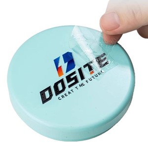 Autocollants transparents personnalisés en PVC imperméable, rectangulaires, pour transfert d'étiquettes, impression de logo, sérigraphie, marque déposée - Product Image 1