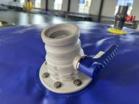 5000 Liter Wiederverwendbarer Faltbarer Quadratischer PVC Umweltfreundlicher Langlebiger Wasserspeicher-Bladder-Tank 1 Jahr UV-Schutz Wasserdicht Trinkbar