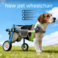 Fauteuil roulant professionnel pour chien pour la rééducation des membres arrière, soutien en cas de paralysie des membres arrière, aide à la mobilité vétérinaire B2B