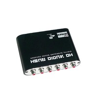Optique SPDIF coaxiale vers audio analogique 5.1CH 2.1CH (sortie 6RCA) pour ancien récepteur AV