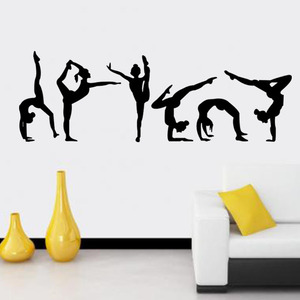 Autoadesivo 3d decorazione della casa yoga <span class=keywords><strong>palestra</strong></span> wall <span class=keywords><strong>sticker</strong></span> - Product Image 2