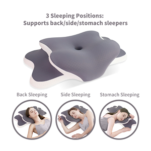 Vendita calda ergonomico cuscino in Memory Foam Queen Size morbido comodo traversina laterale per il collo sollievo dal dolore Slow Rebound hotel di cura - Product Image 5