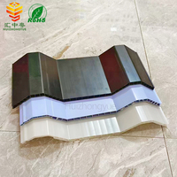 Tuiles de toiture en PVC alvéolé double paroi, résistantes à la chaleur, de 10 mm d'épaisseur, ignifuges, pour appartements et hôtels