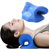 Travesseiro de tração ergonômico, suporte inovador de alinhamento cervical pescoço e ombro relaxante